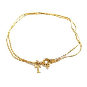 Vintage Trifari Gold Tone Cobra Chain Bracelet